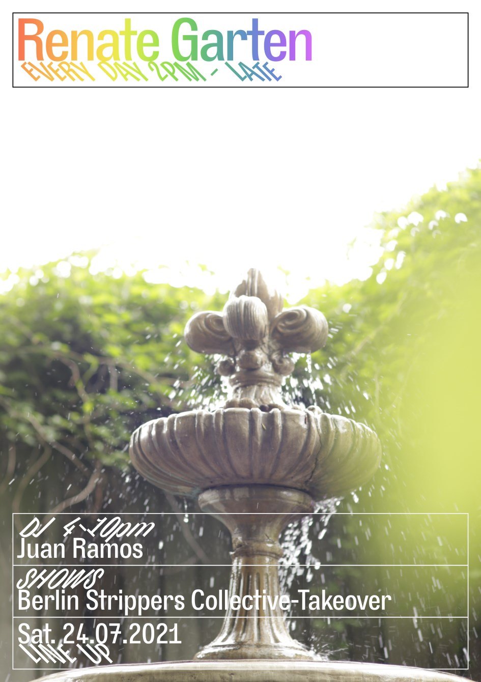 Renate Garten with Juan Ramos at Salon Zur Wilden Renate Saturday