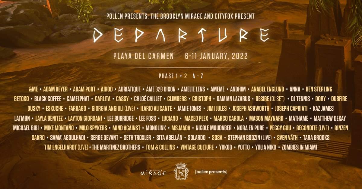 Departure 2022 Day 5 at Departure Festival Monday, Jan 10 2022