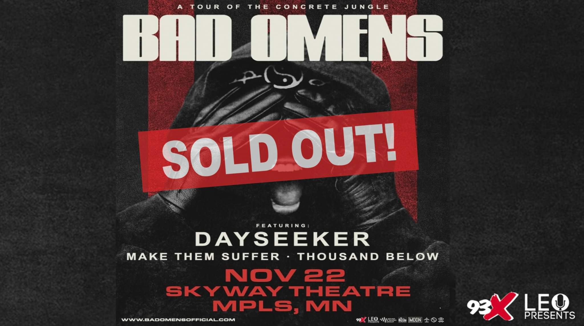 Bad Omens Presents A Tour of the Concrete Jungle w/ Dayseeker, Make