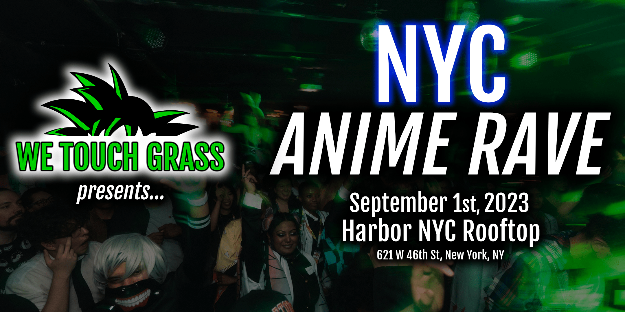 Aenima Rave NYC Anime Rave at Harbor Rooftop Club - Friday, Sep 1 2023 | Discotech
