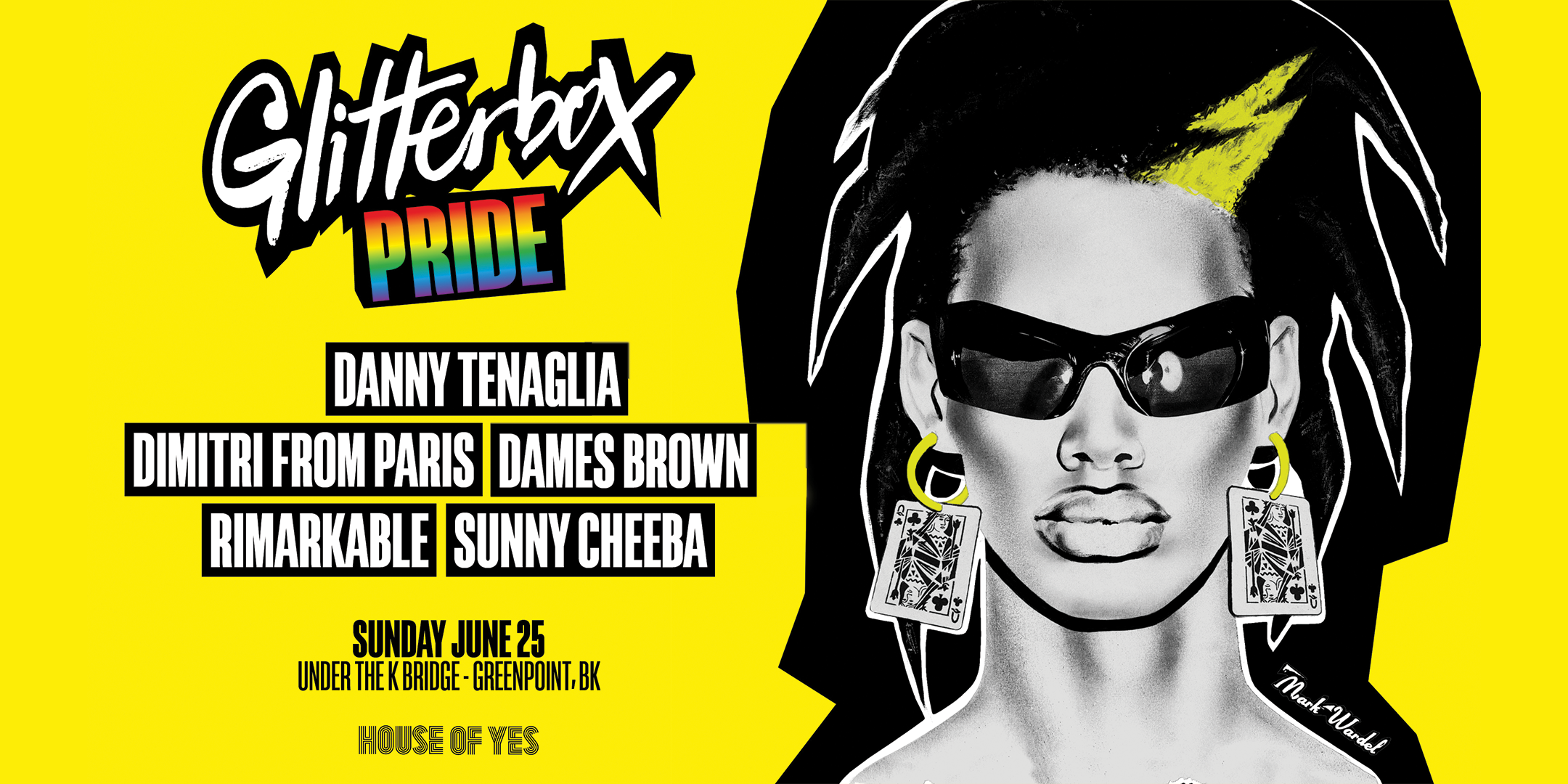 GLITTERBOX PRIDE Danny Tenaglia, Dames Brown, Dimitri From Paris