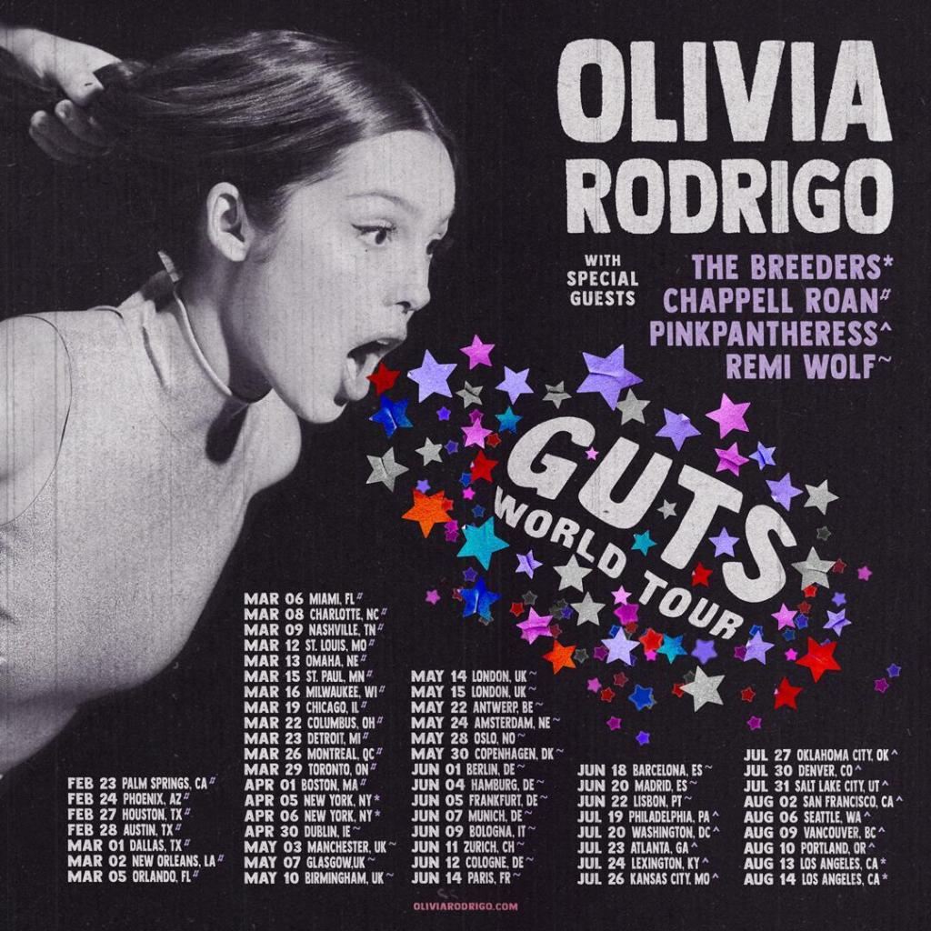Olivia Rodrigo - GUTS world tour at Acrisure Arena - Friday, Feb