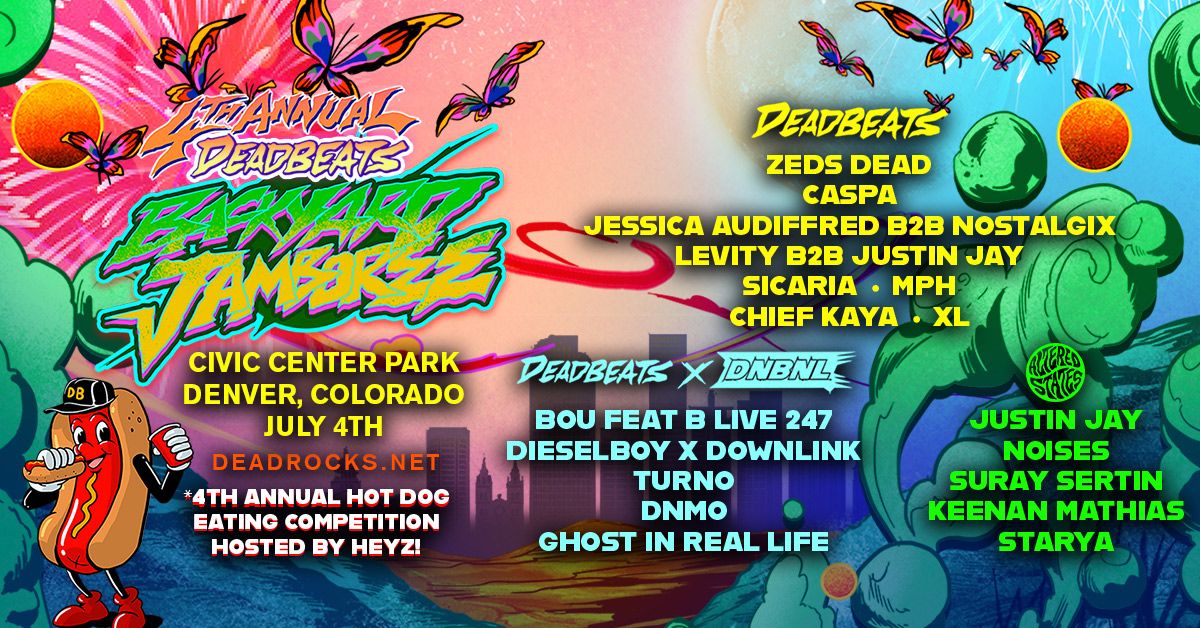Deadbeats Backyard Jamboree Zeds Dead and Friends at Civic Center Park