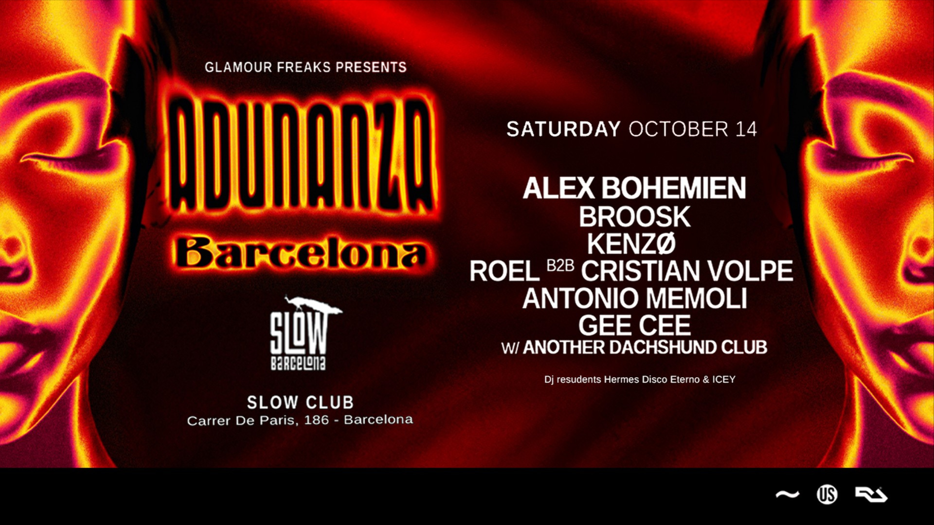 Glamour Freaks presents: Adunanza: Alex Bohemien + Broosk + Kenzø ...