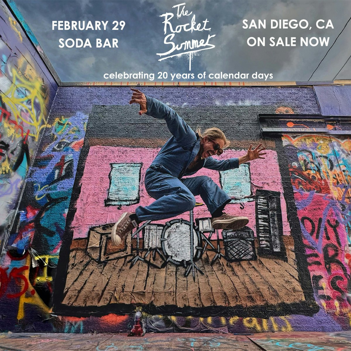 The Rocket Summer - Celebrating 20 Years of Calendar Days at Soda Bar -  Thursday, Feb 29 2024 | Discotech