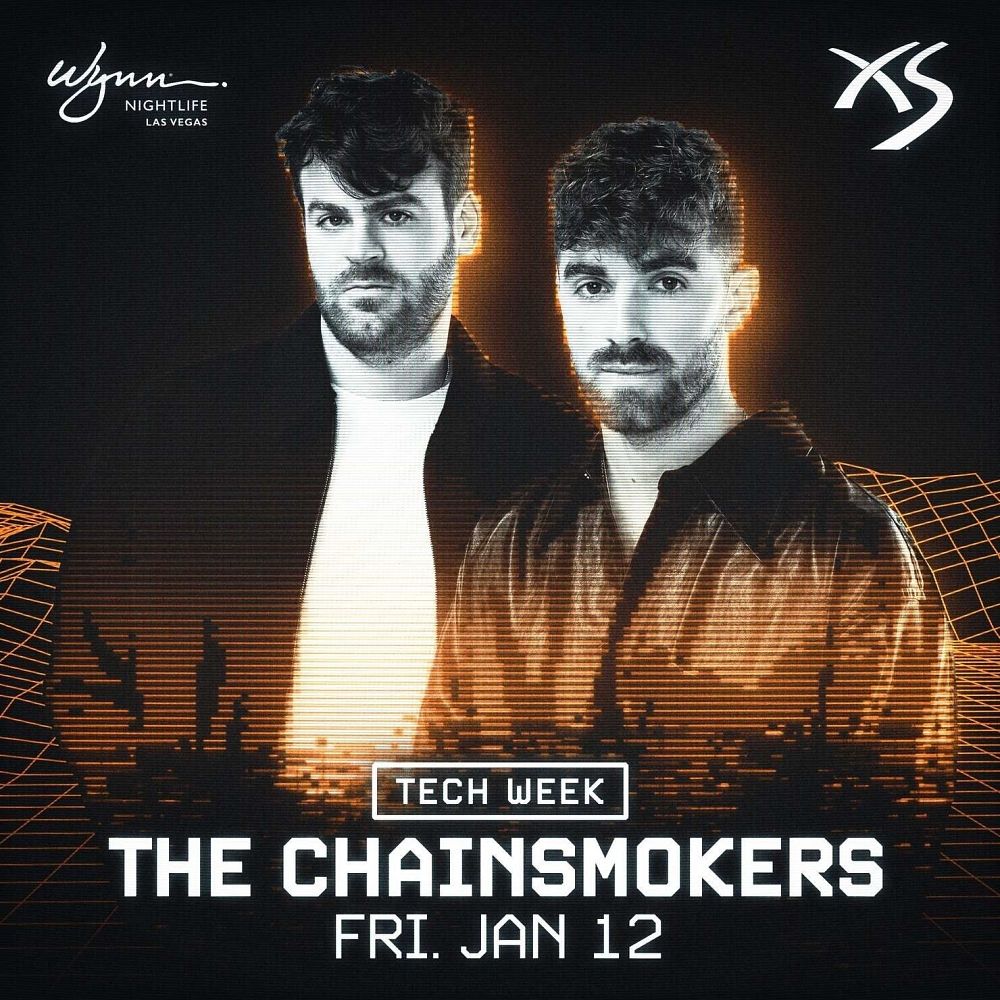 The Chainsmokers at XS Friday, Jan 12 2024 Discotech