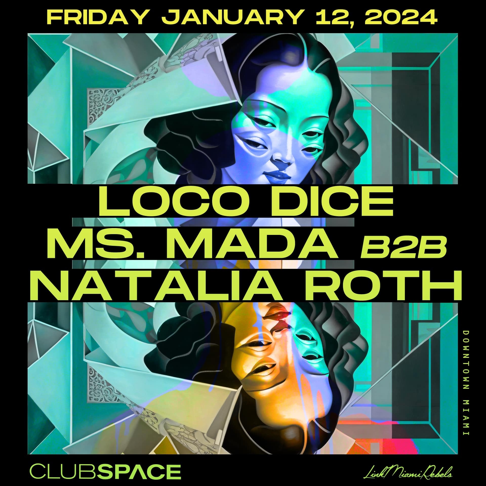 Loco Dice at Space Friday, Jan 12 2024 Discotech