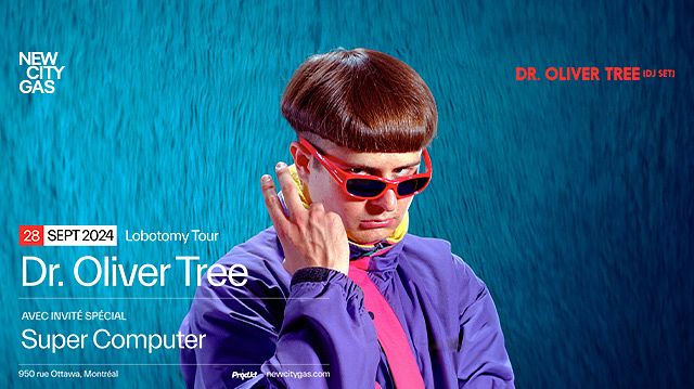 Dr. Oliver Tree at New City Gas - Saturday, Sep 28 2024 | Discotech