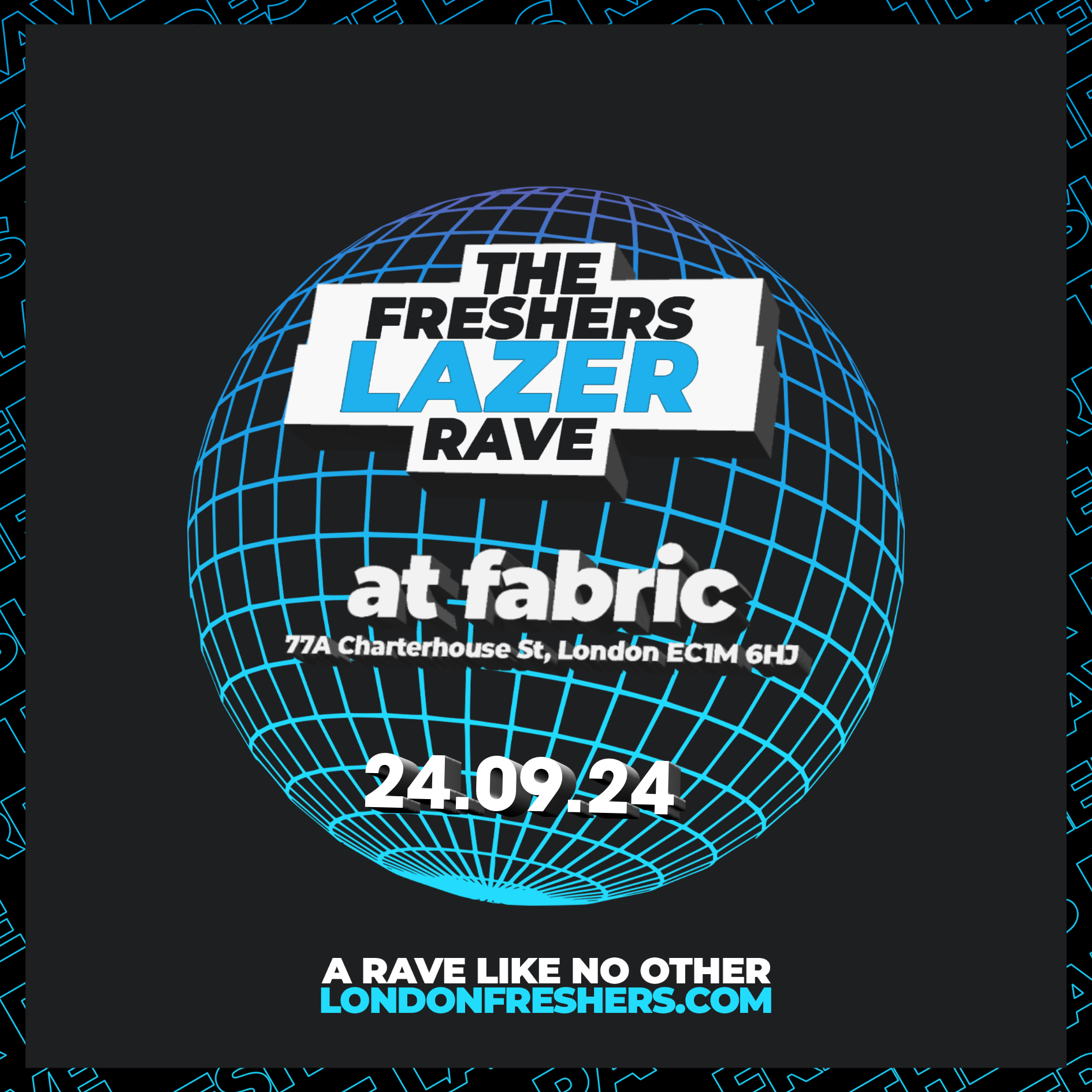 The UV Neon Laser Rave | London Freshers Week 2024 at Fabric - Tuesday ...