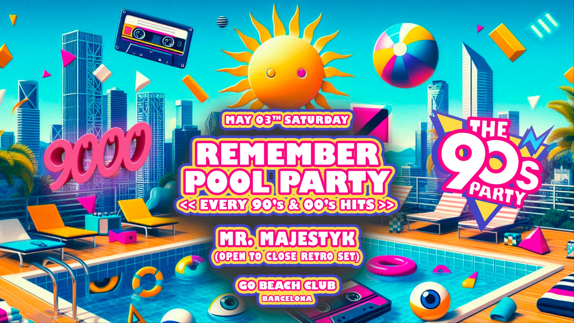 90s-00s REMEMBER POOL PARTY | from 16:30am to 22:30pm at Go Beach Club ...