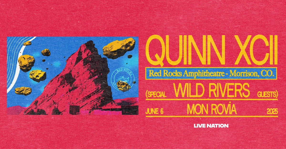 Quinn XCII - Live at Red Rocks at Red Rocks Amphitheatre - Friday, Jun ...