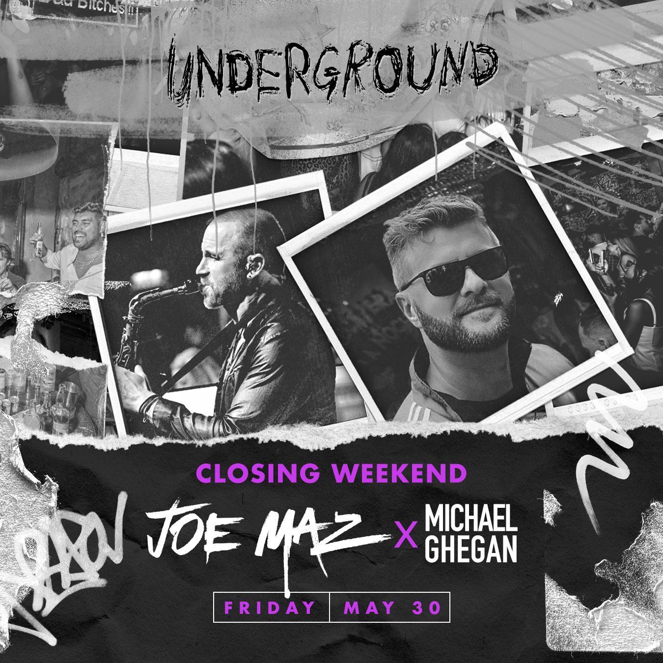 Weekend. Joe Closing Weekend - Joe Maz X Michael Ghegan at Mariel Underground ...