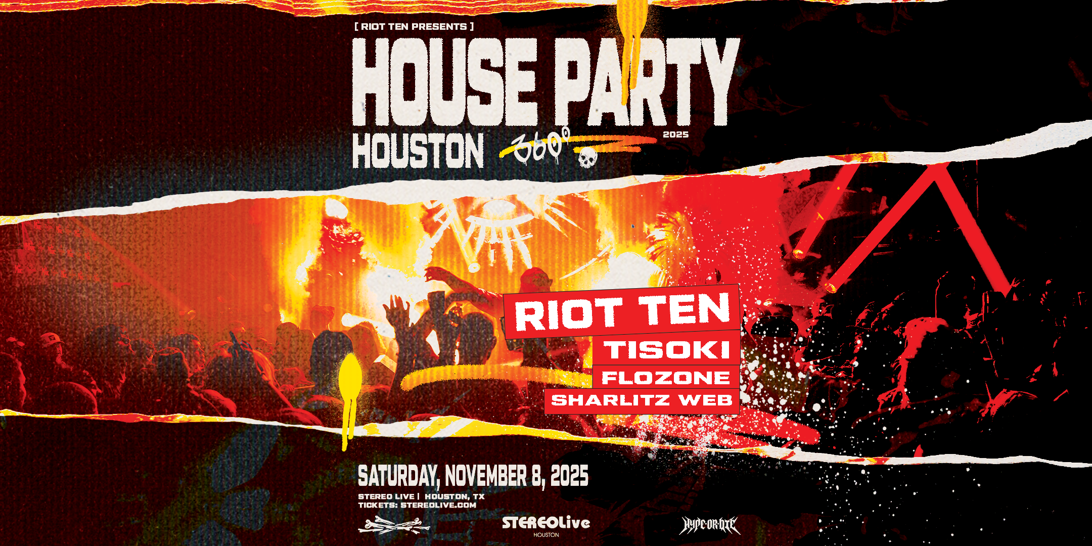 Riot Ten, Tisoki, Flozone, Sharlitz Web