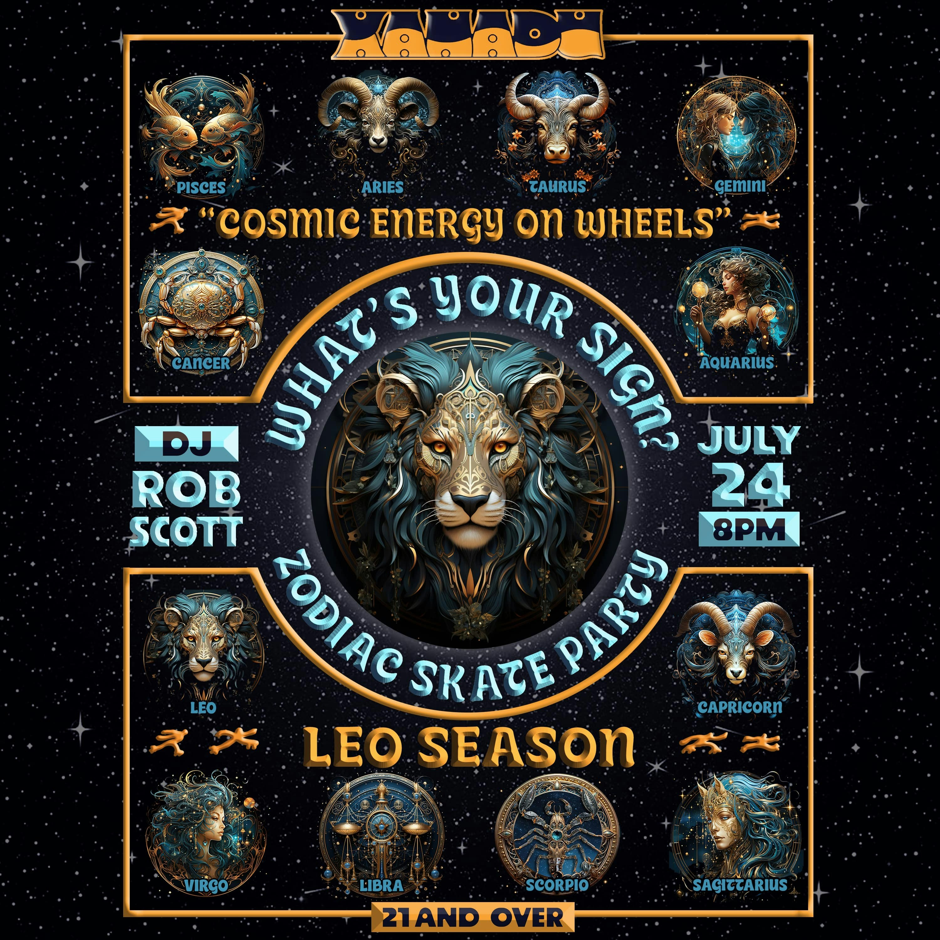 What's Your Sign? A Zodiac Skate Party: Leo Season (Skate)