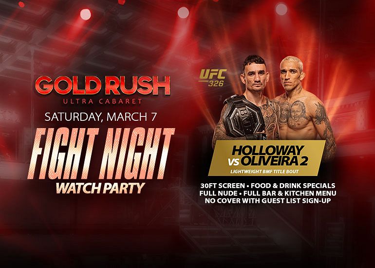 gold rush cabaret dress code Ufc 326 Watch Party at - Saturday, Mar 7 2026 cabaret outfit ideas