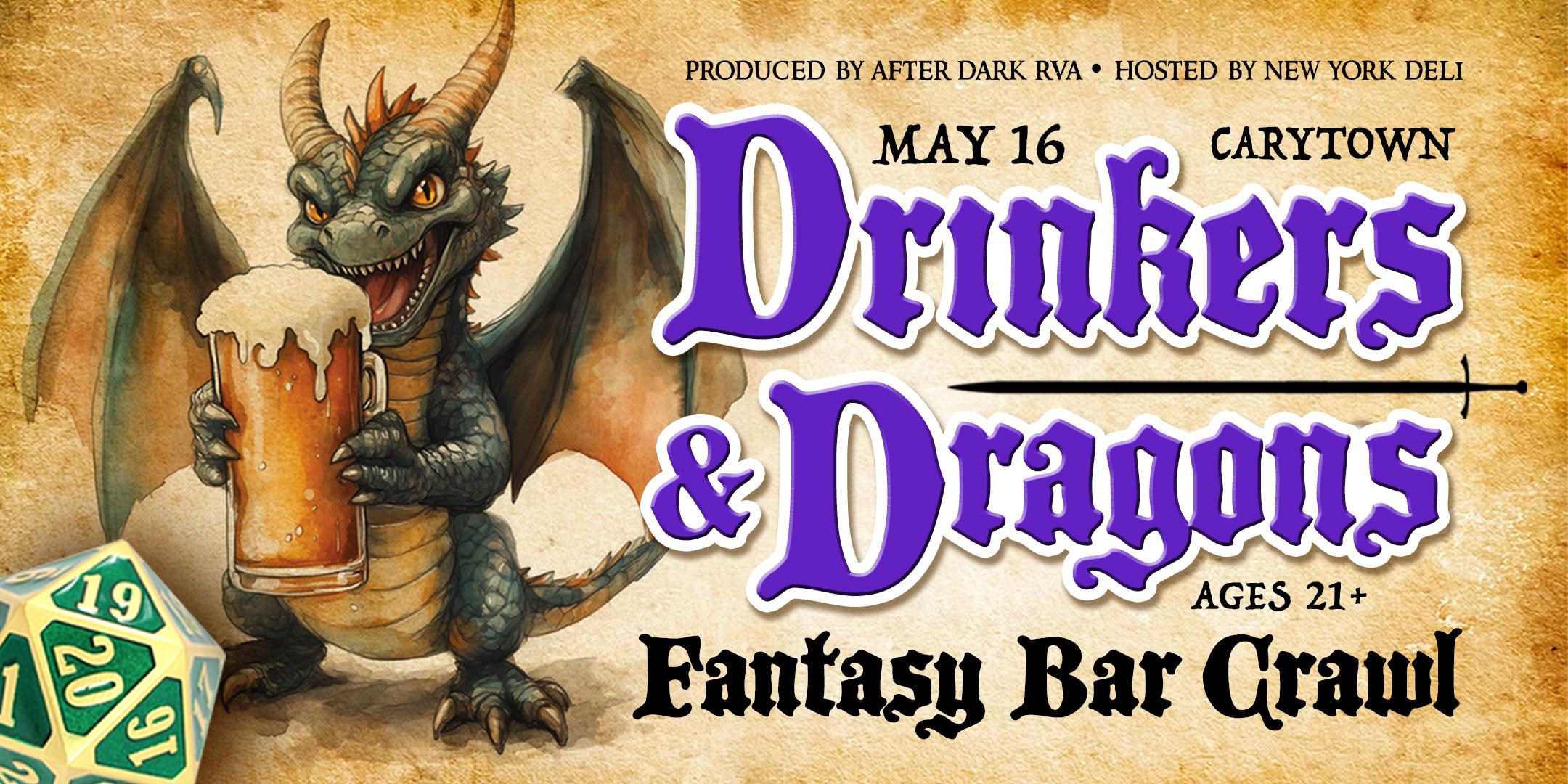 Drinkers & Dragons Fantasy Bar Crawl 2026 (Richmond, VA)