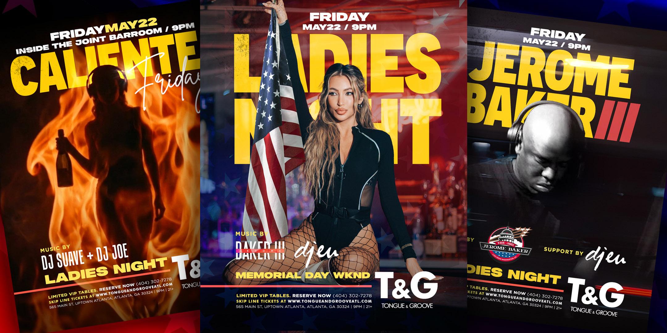 Ladies Night Feat. Jerome Baker Iii + DJ Eu & DJ Suave + DJ Joe (joint)