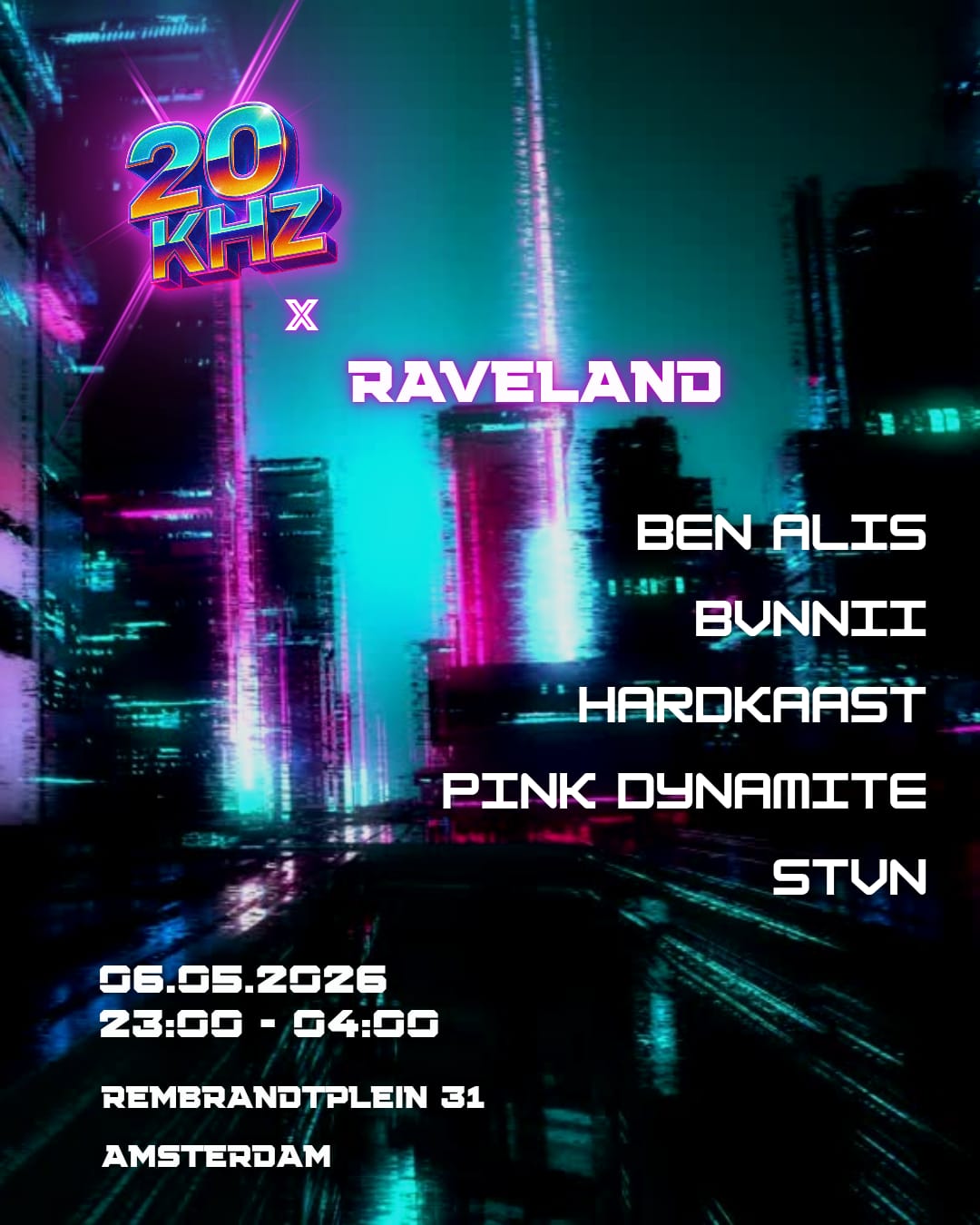 RAVELAND x 20kHz: Groove, Bounce and Neo Rave at John Doe Club ...