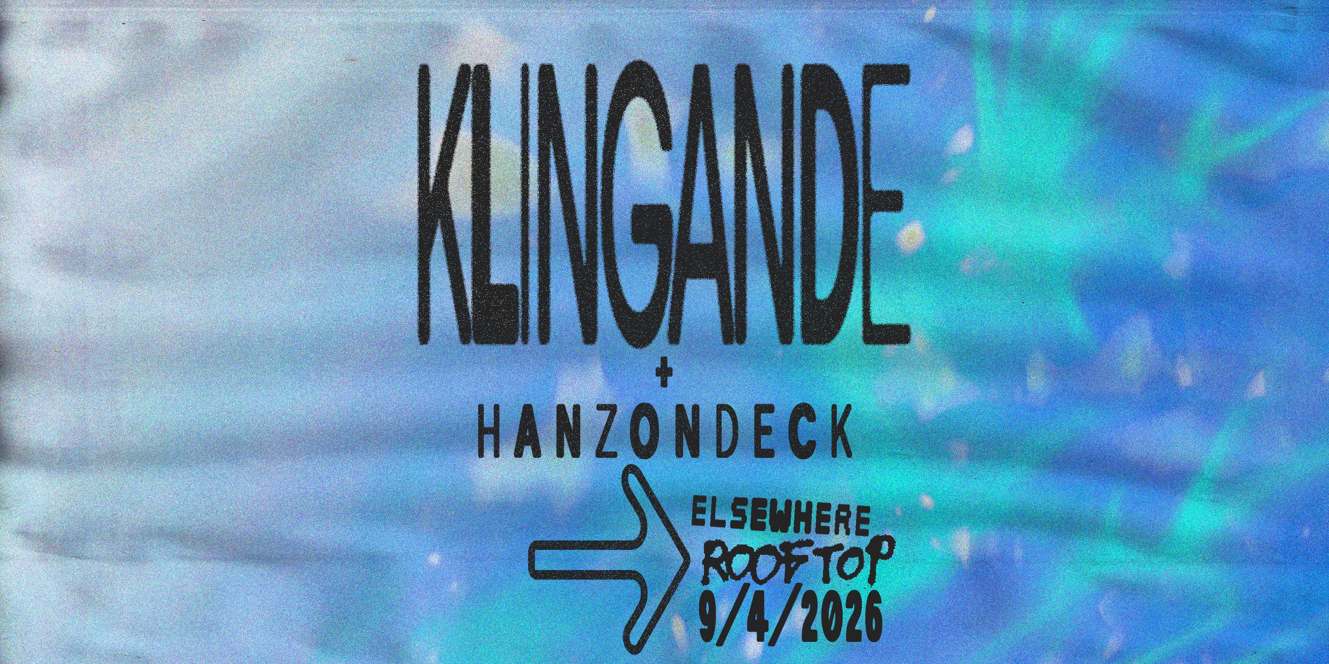 Klingande, hanzondeck
