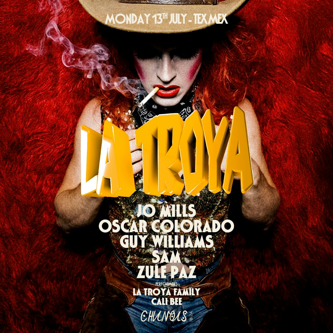 La Troya: Jo Mills, Oscar Colorado, Guy Williams, San Francis, Zule Paz