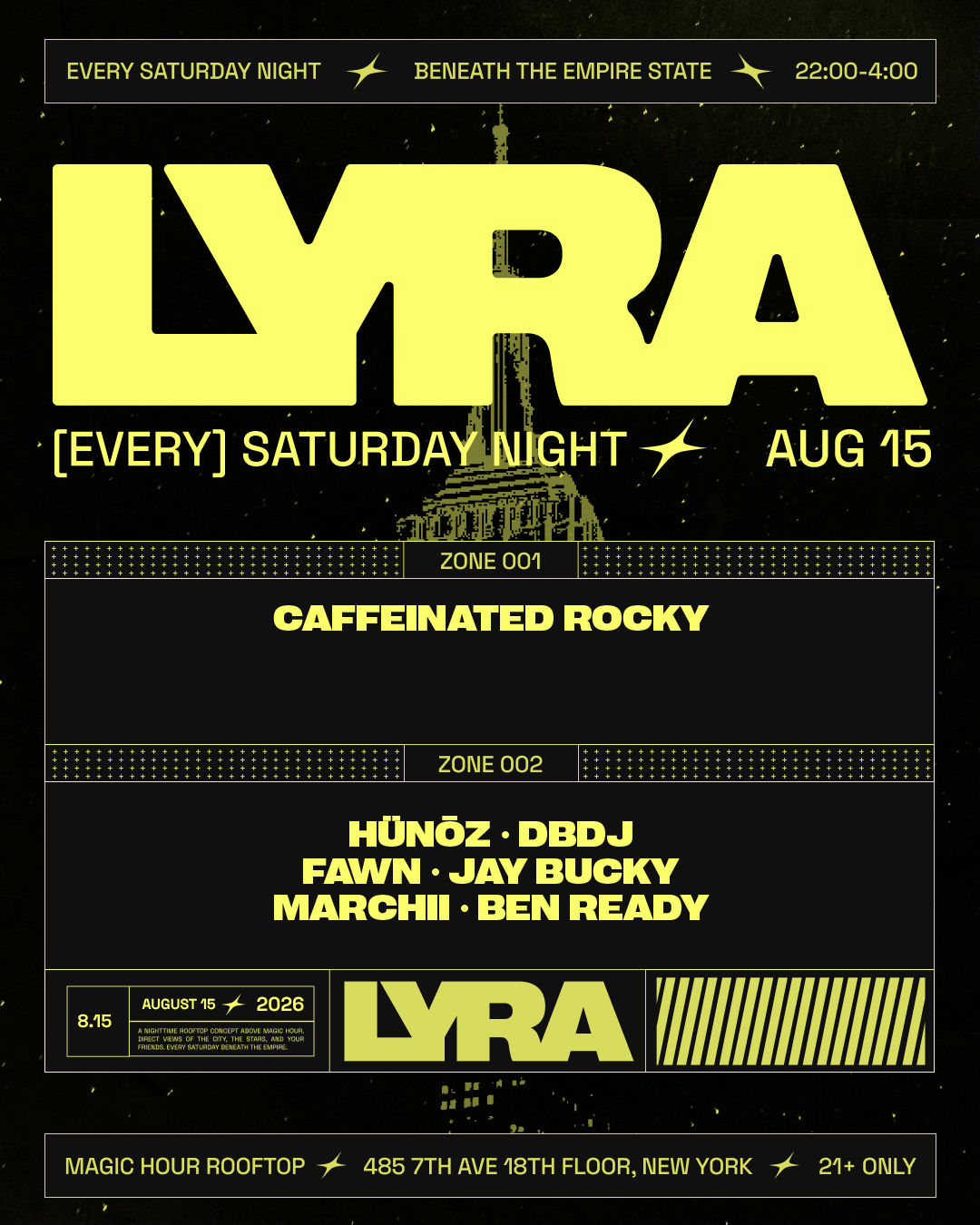 Lyra Rooftop Party 08.15.26