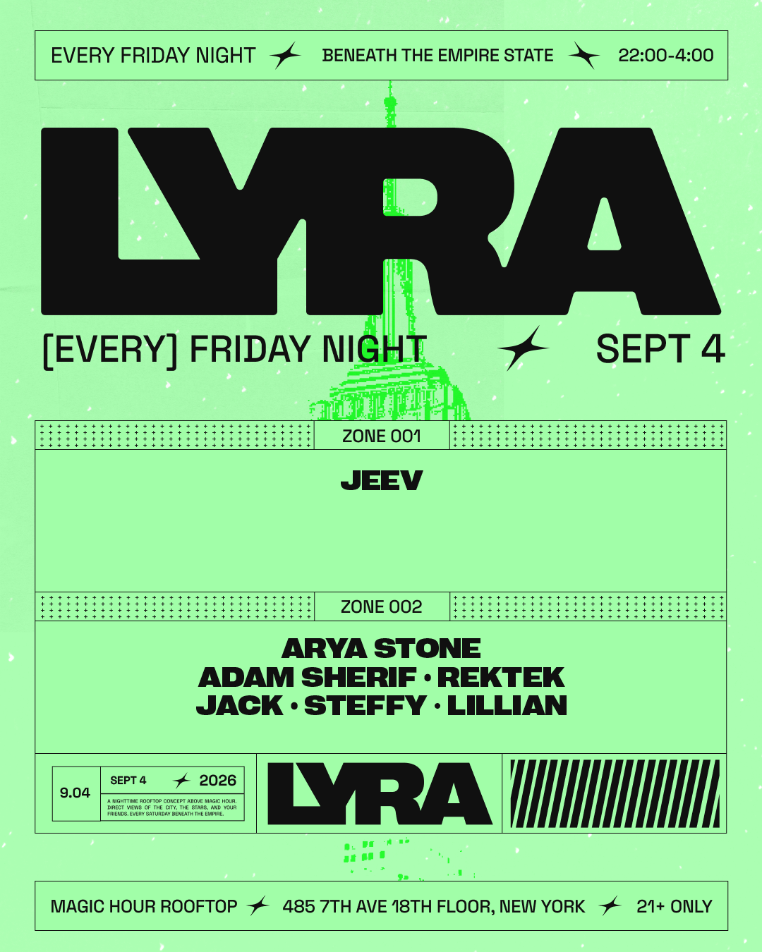 Lyra Rooftop Party 09.04.26