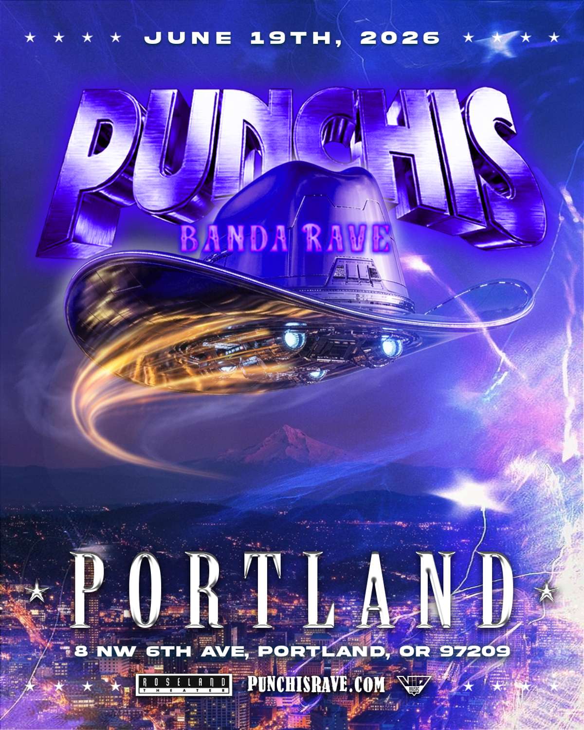 Banda Rave Congress Punchis Banda Rave at Roseland Theater - Friday, Jun 19 2026 | Discotech