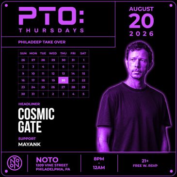 PTO Thursdays: Cosmic Gate