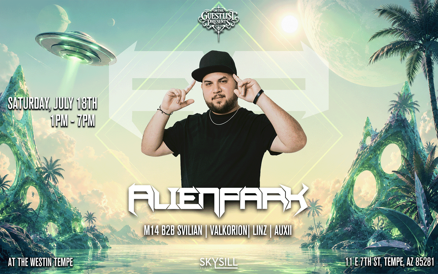 Rooftop Renegade Pool Party: Alienpark