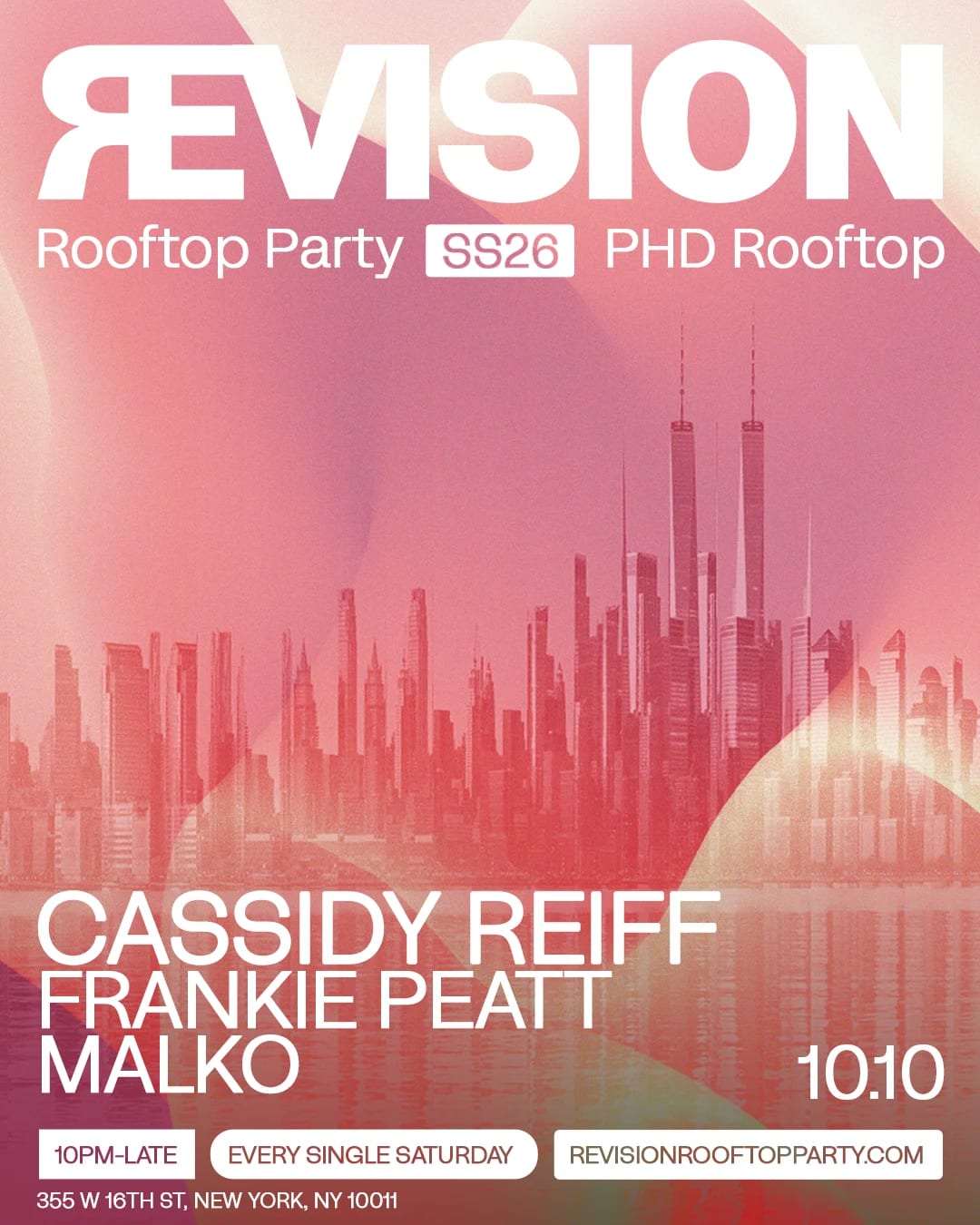 revision rooftop party