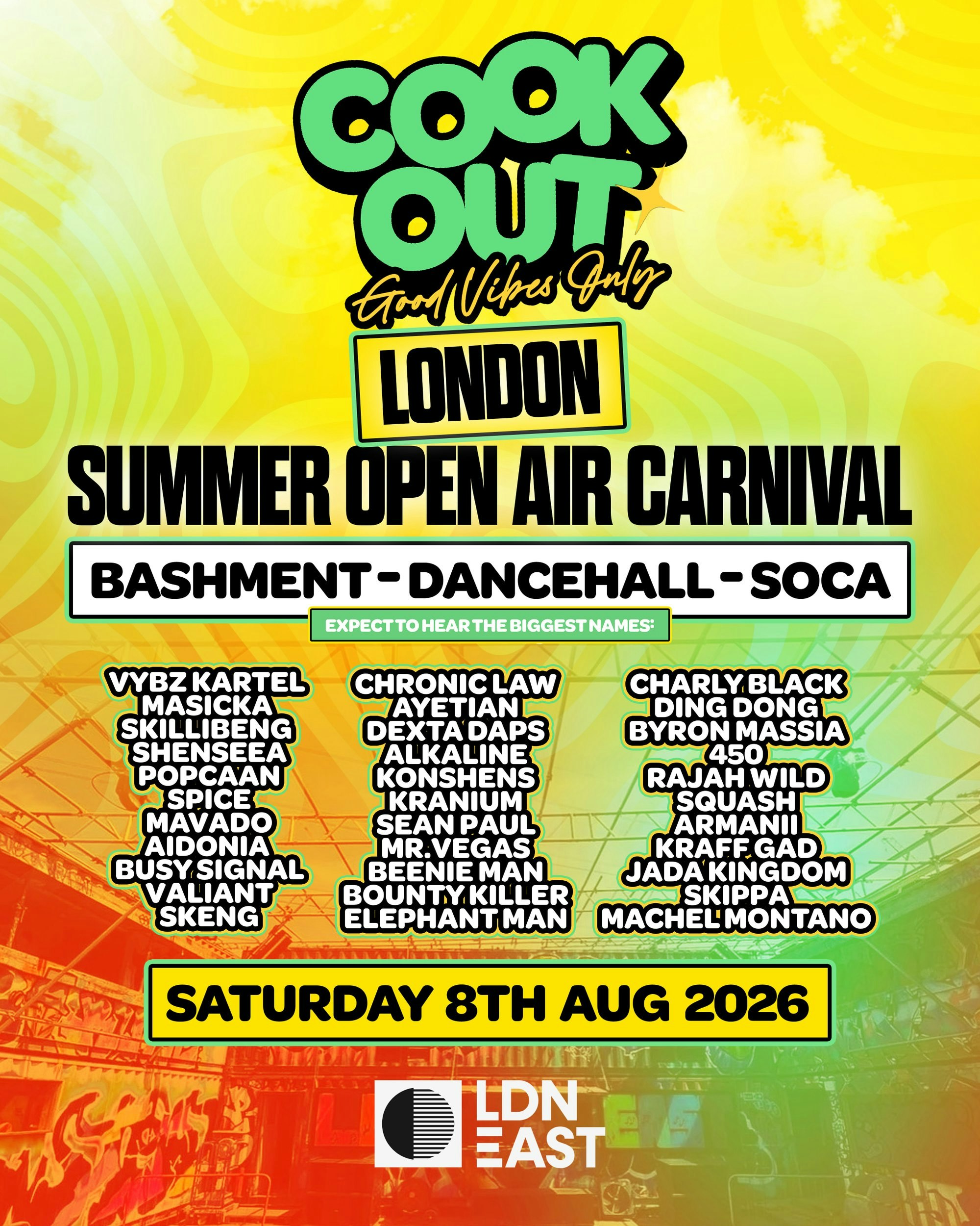 Cookout - Open-Air Summer Festival - Ldn East - London
