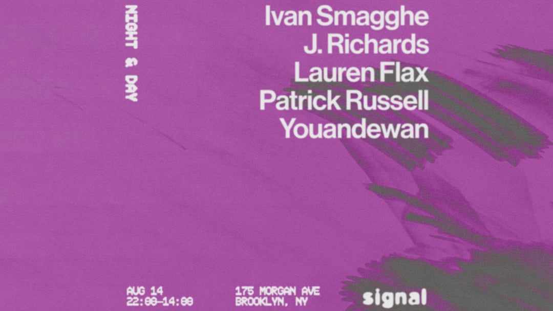 Night & Day: Ivan Smagghe, Youandewan, Lauren Flax