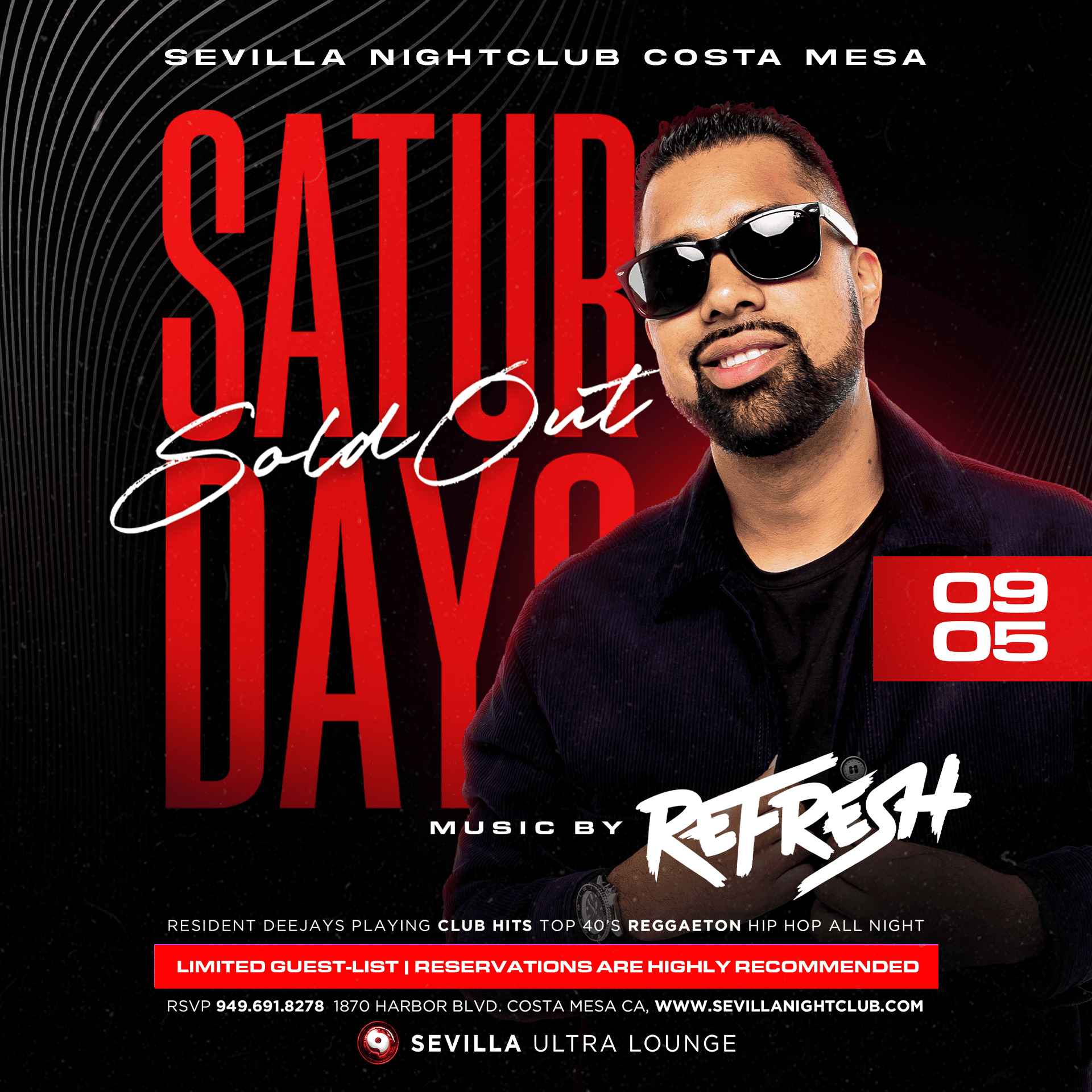 Sevilla Costa Mesa | Hotter Than Ever Latin Saturdays