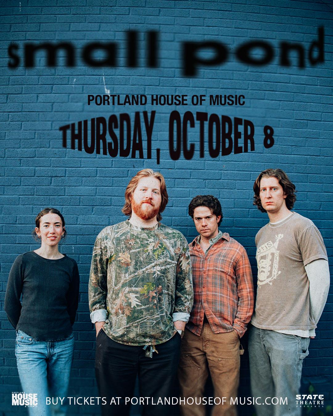 State Theatre Presents: Small Pond w / Emily Irving & Gaud