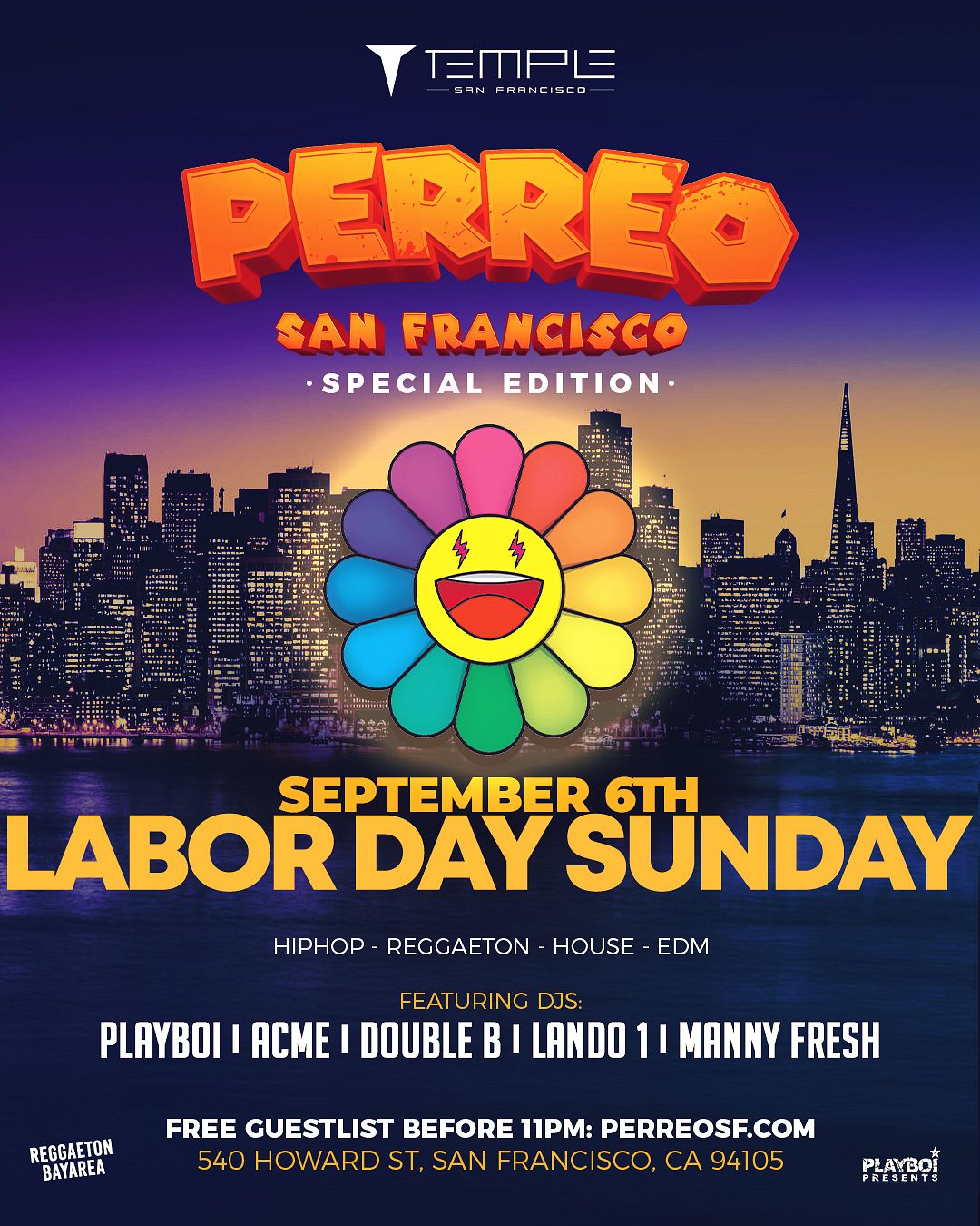 Perreo San Francisco - Labor Day Sunday