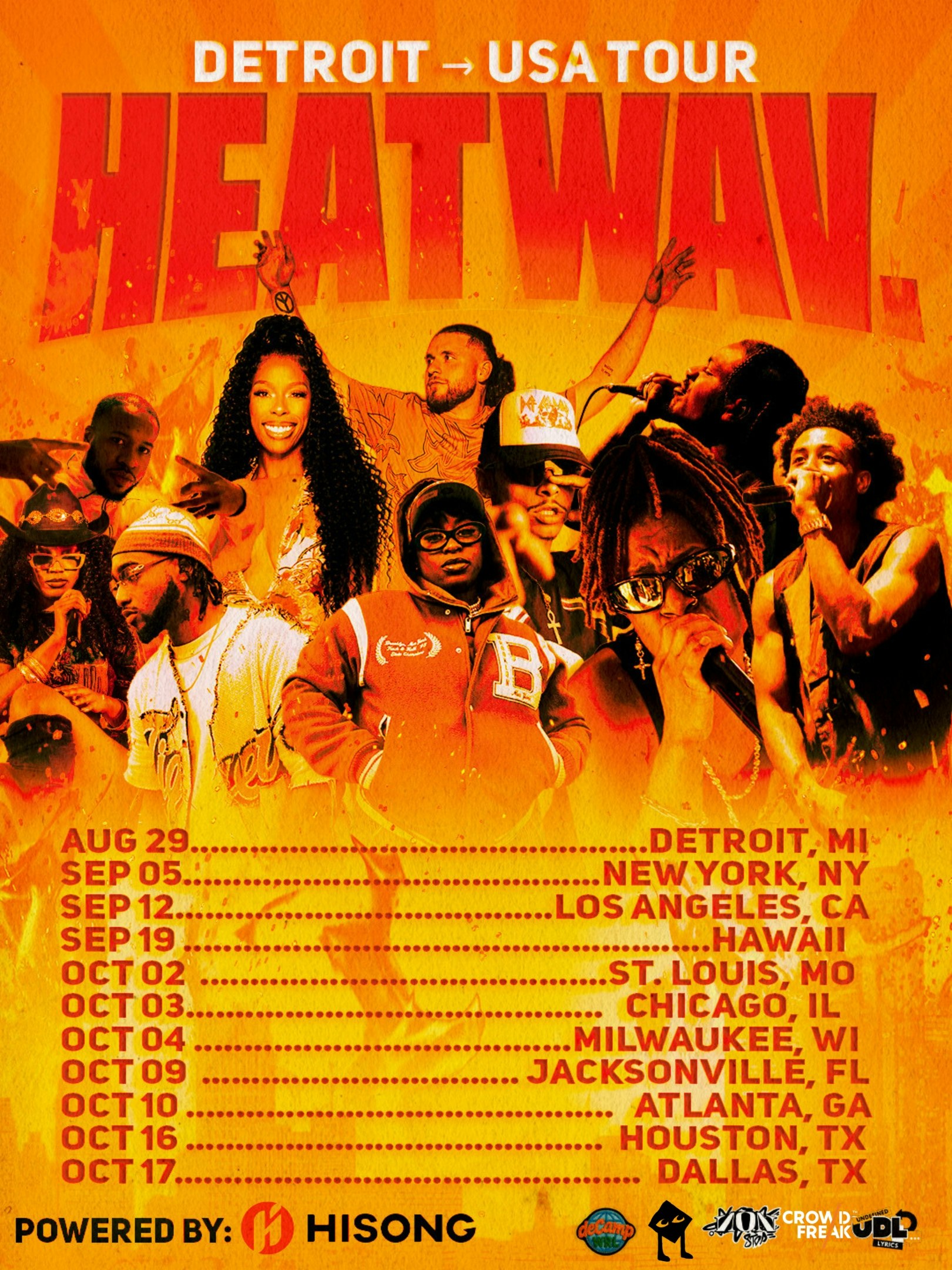 heatWAV. (Stop 2: LA) Detroit →USA tour