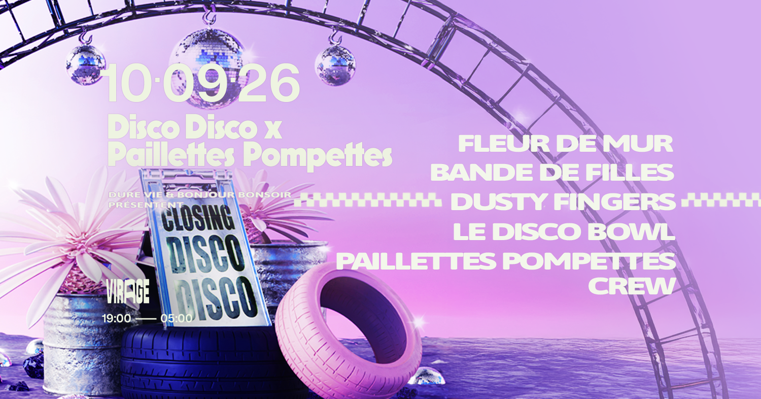 Disco Disco x Paillettes Pompettes