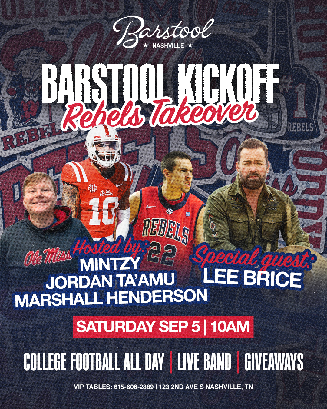 Barstool Kickoff Rebels Takeover