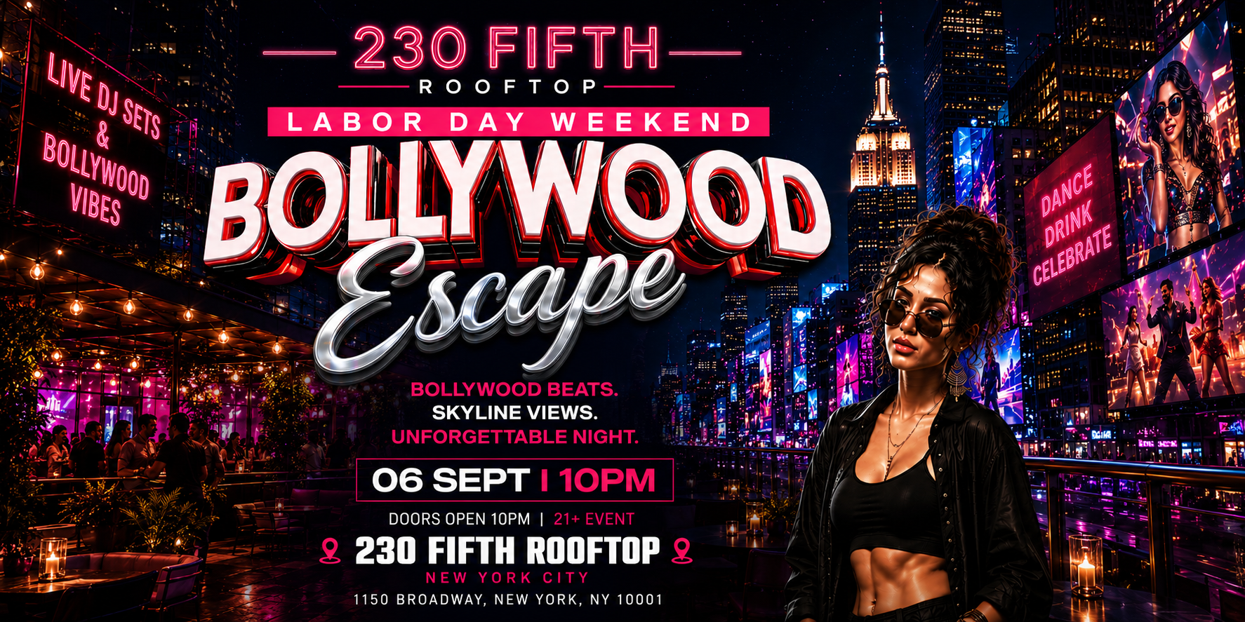 Nyc Bollywood Escape: Labor Day