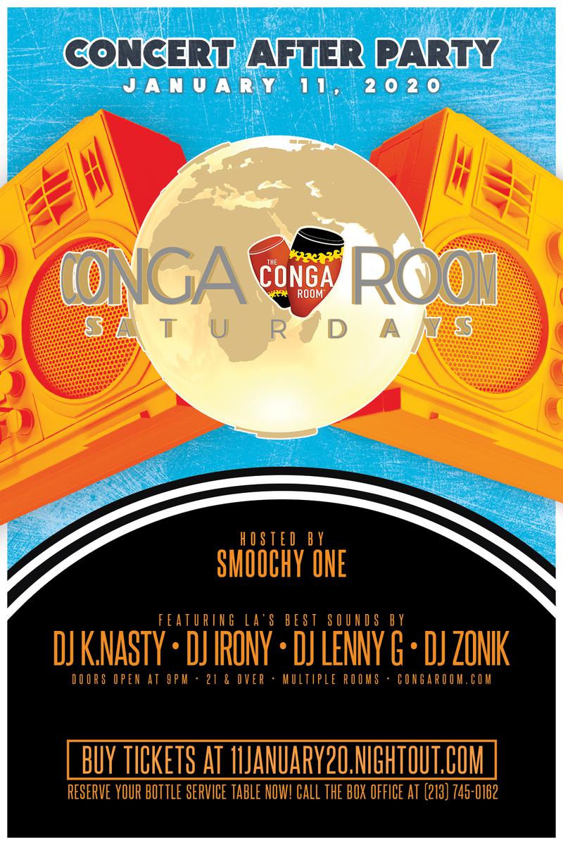 Conga Room Saturdays at Conga Room Saturday, Jan 11 2020 Discotech