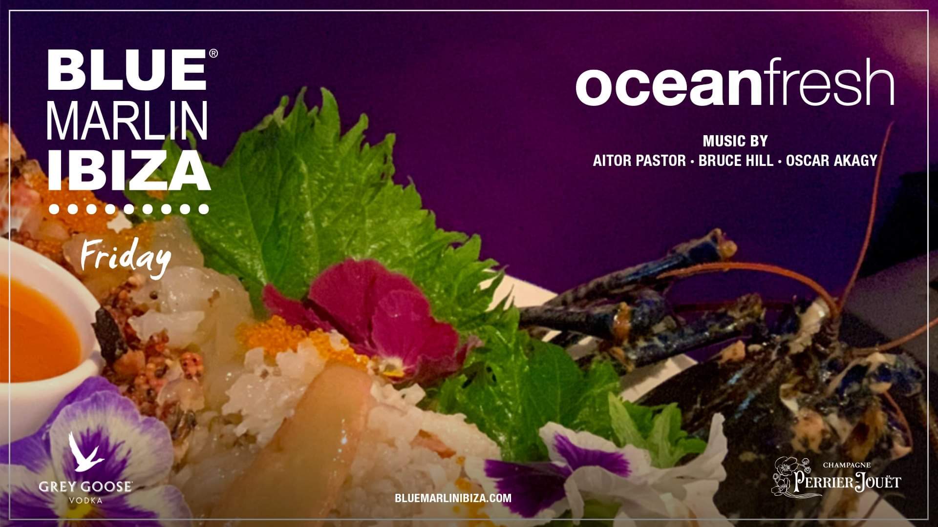 Blue Marlin Ibiza Friday ~ Ocean Fresh at Blue Marlin Ibiza - Friday