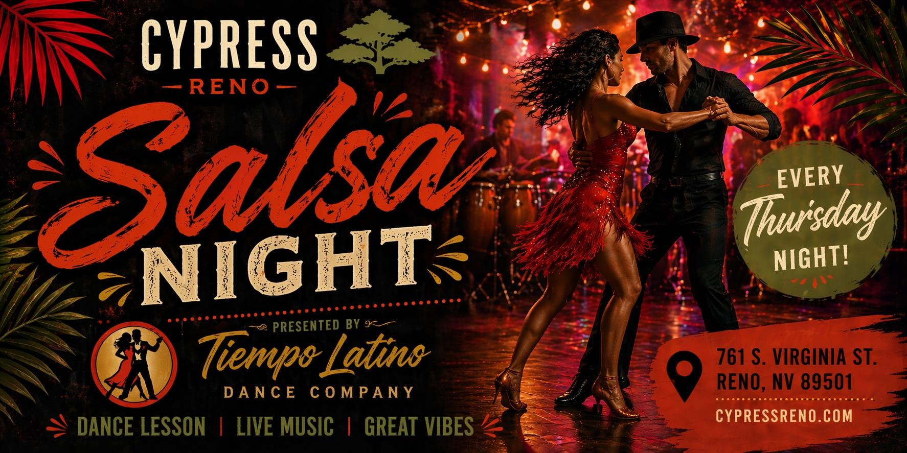 Salsa Night - Thursdays - Presented by Tiempo Latino Dance Company