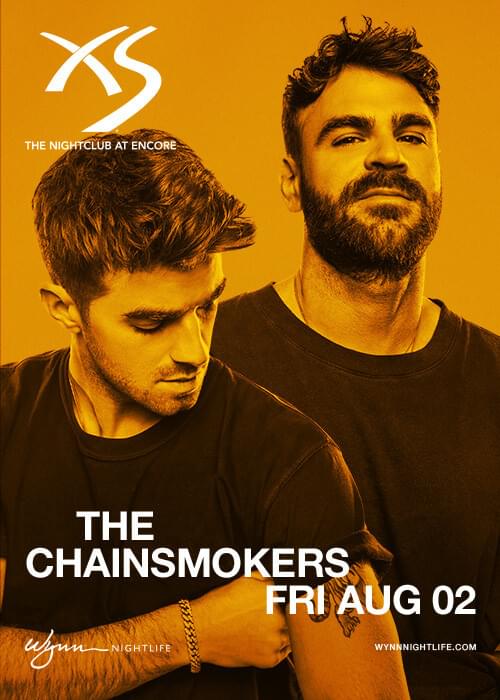 The Chainsmokers at XS Friday, Aug 2 2019 Discotech
