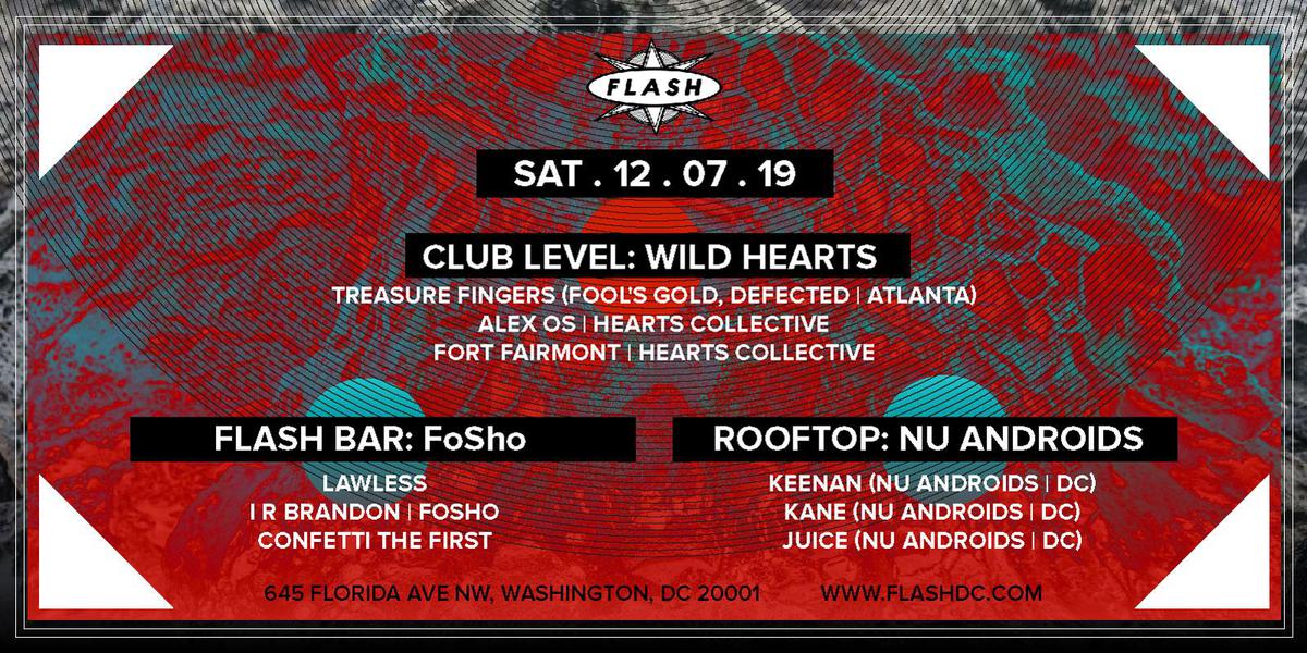 Wild Hearts X Treasure Fingers At Flash Saturday Dec 7 2019 Discotech
