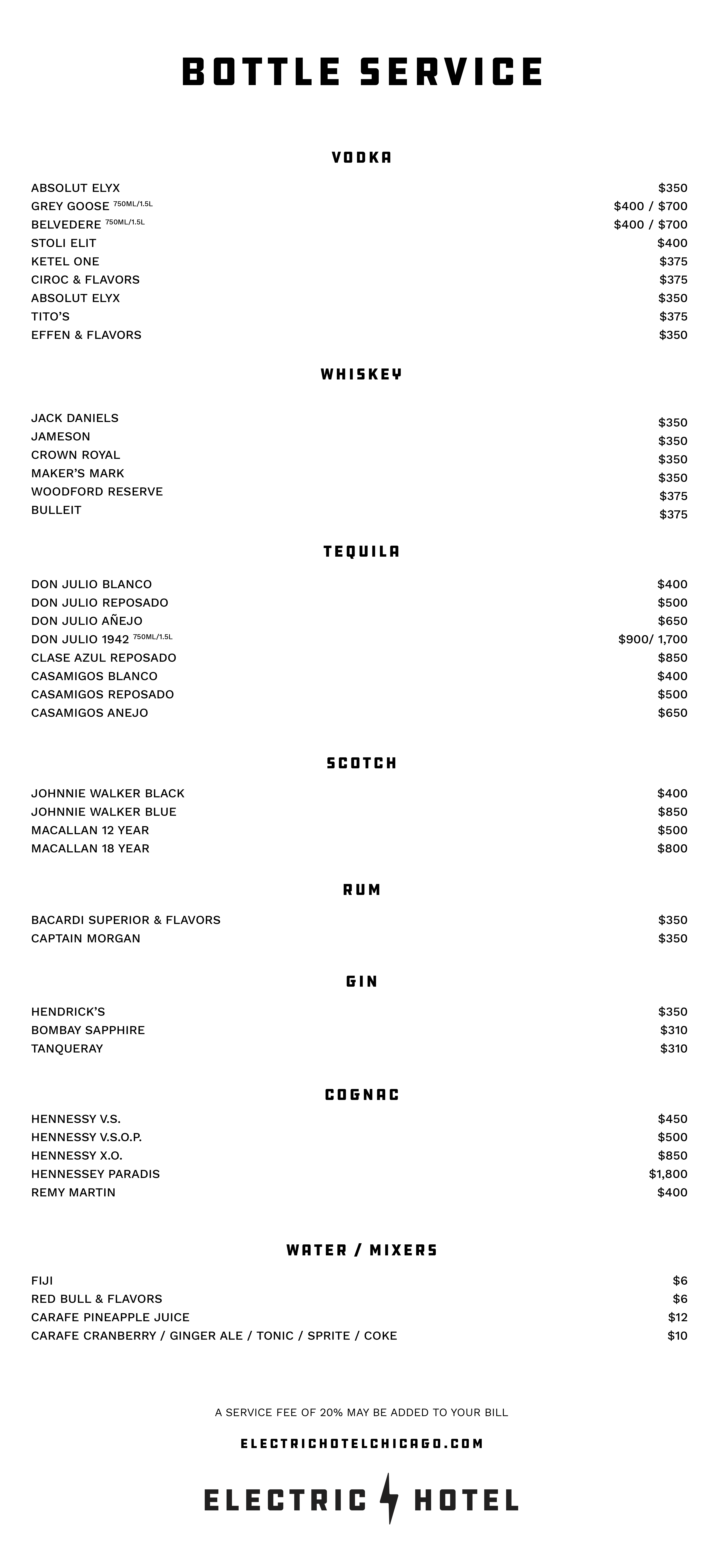 How Bottle Service at Electric Hotel Chicago Works [2022 GUIDE] Discotech