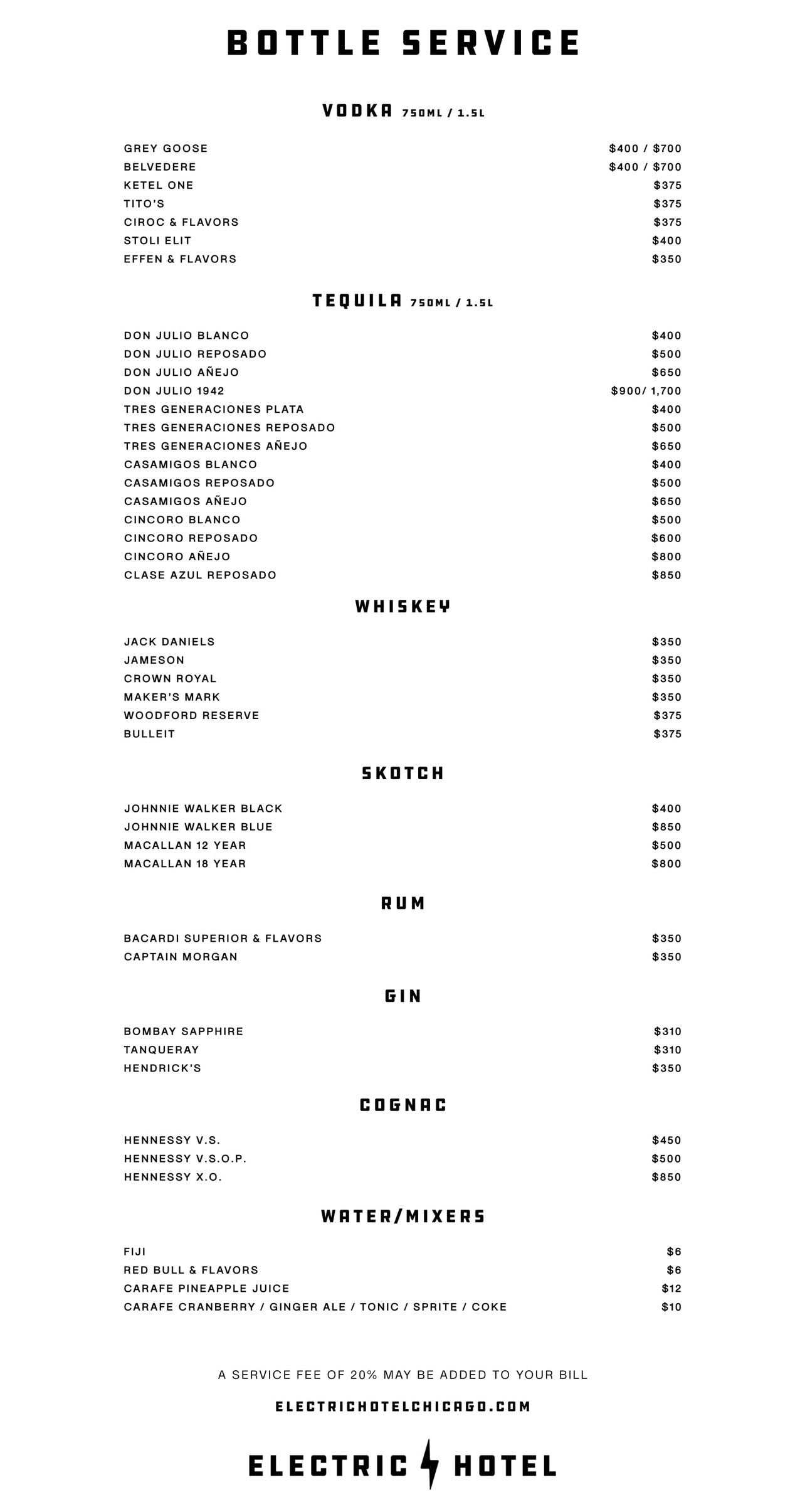 How Bottle Service at Electric Hotel Chicago Works [2023 GUIDE] Discotech