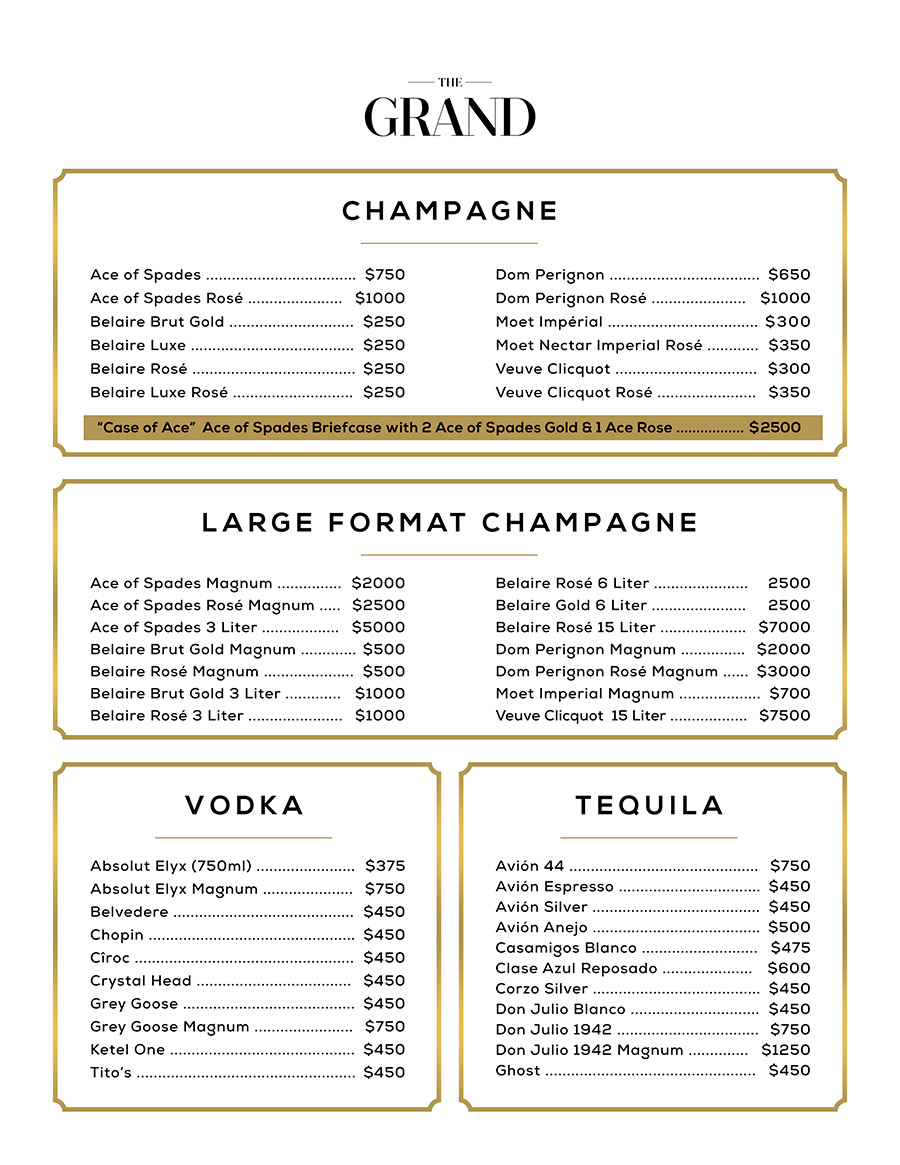 How Bottle Service at The Grand Boston Works [2022 GUIDE] Discotech